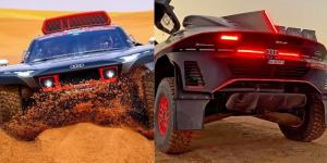 The Audi RS Q e-tron at the Dakar Rally 2022