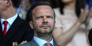 Outgoing Manchester Unite executive chair Ed Woodward