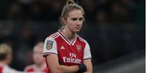 Arsenal forward Viviane Miedema reflects during a past match.