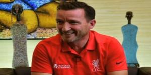 Former Liverpool midfielder Vladimir Smicer speaks during an interview in Nairobi on October 31, 2022.