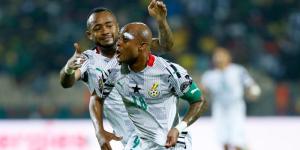 Jordan and Andre Ayew celebrating a goal at the AFCON 2021 in Cameroon