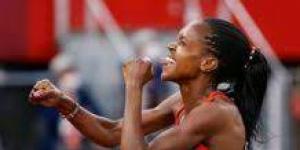 Faith Kipyegon who won a gold medal during the 1500m in the Tokyo Olympic game