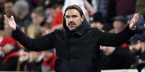 Former Norwich Manager Daniel Farke at a previous Norwich match