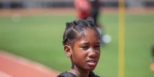 9-Year-old Cameroonian Photographer Fleur Randa at the Indomitable Lions training on June 3 2022