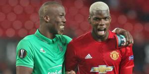 Paul Pogba and his elder brother Florentin in a Saint-Etienne vs Manchester United match in 2017.