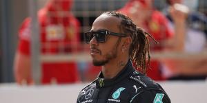 Lewis Hamilton at a past race