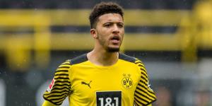 Jadon Sancho As A Dortmund Player Before His Transfer To Manchester United
