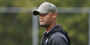 Anderlecht manager Vincent Kompany 