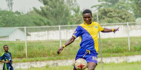 Western Stima fullback Clinton Bulimo