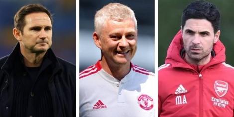A Collage of former football players who returned to their former clubs as managers