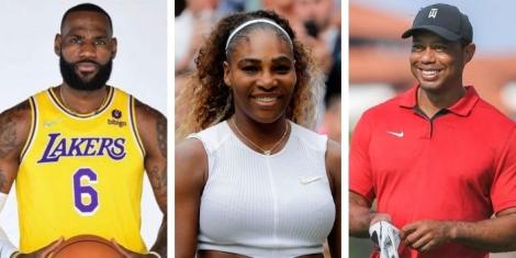 A collage of some of the most googled sports names 