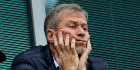 Chelsea Owner Roman Abramovich watches a past match at Stamford Bridge.