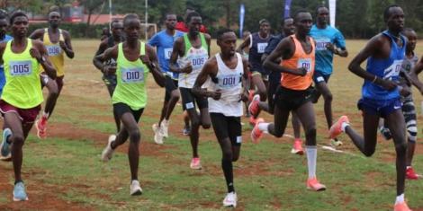 Athletes take part in the Autism Awareness 5km race staged at the Eldoret Sports Club on April 16, 2022.