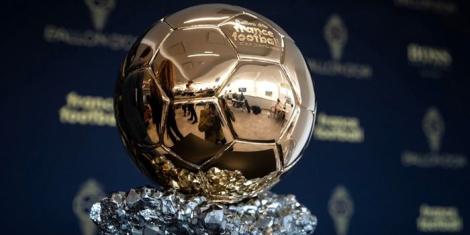 An image of the Ballon d'Or award.