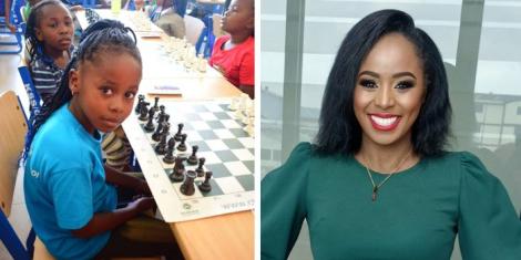 A collage image showing Brielle Wahinya Wanjiru and her mother Agnes Gakunga.