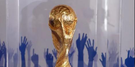 An image of the World Cup trophy 