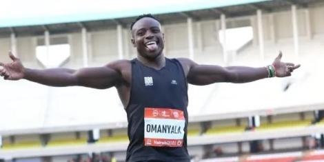 Ferdinand Omanyala came second at Kip Keino Classics at Kasarani Stadium on Friday, September 18, 2021