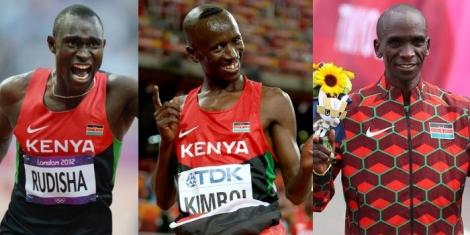 David Rudisha Ezekiel Kemboi Eliud Kipchoge