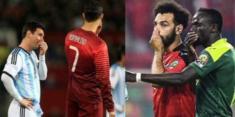 Footballers cover mouth