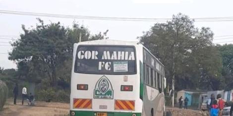 A picture of Gor Mahia Football Club bus.