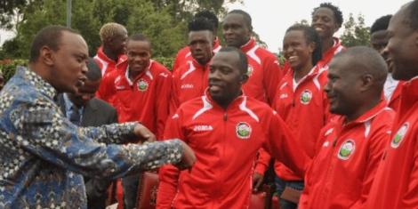 Harambee Stars Uhuru Kenyatta