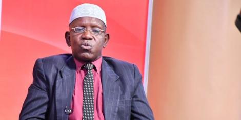 Jack Oyoo Sylvester at the KBC studio on May 20, 2022. 