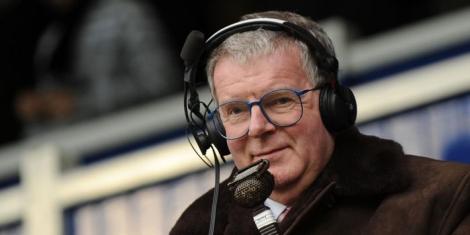 An undated photo of the late BBC sports commentator John Motson.