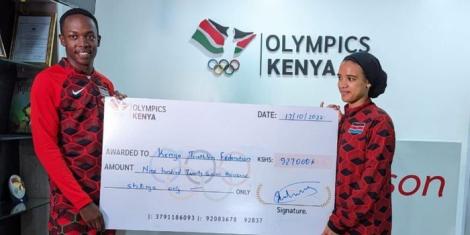 Joseph Okal and Aisha Nasser Baksh
