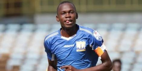 Former AFC Leopards player Martin Imbalambala in action during a past match.