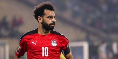 Mohamed Salah during the Egypt-Senegal playoffs ahead of Qatar 2022 World Cup