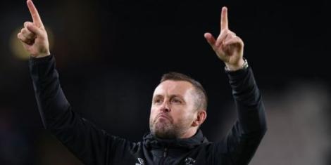 Newly appointed Southampton FC manager Nathan Jones issues instructions during a past match.