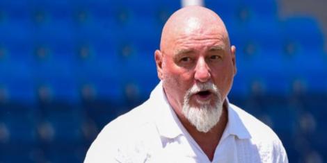 AFC Leopards manager Patrick Aussems at the sidelines during a past match.