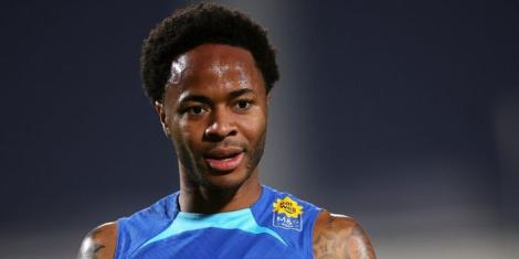 English star Raheem Sterling takes part in a past training session. 