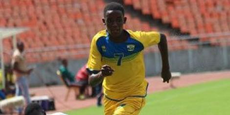 Sudanese player in action during the 2018 AFCON U17 qualifiers staged in Tanzania.
