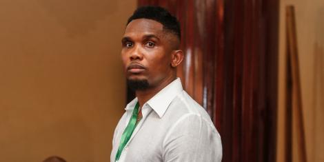 Former Barcelona striker, Samuel Eto'o appears in court during a past session.