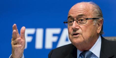 Former FIFA President Sepp Blatter speaks during a past press conference.