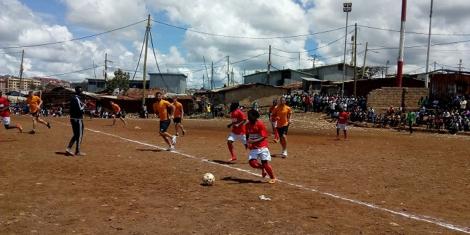Kids Playing Football
