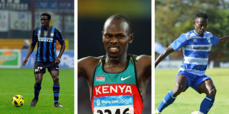 Macdonald Mariga, Wilfred Bungei and Dan Shikanda