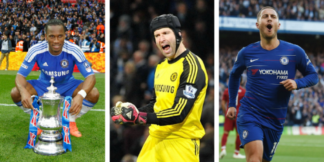 Drogba, Cech and Hazard