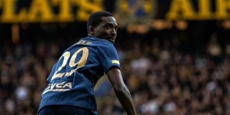 Collins Lusaka Sichenje in action for Swedish side AIK Fotboll in a previous UEFA Europa Conference League match.