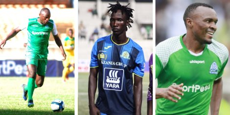 Dennis Oliech, Jacques Tuyisenge and  Shafik Batambuze