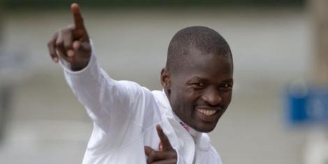 Two-time marathon world champion Abel Kirui posing for a photo after a past athletics event.