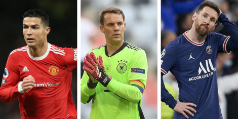 Ronaldo, Neuer & Messi