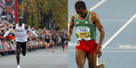 Kipchoge and Bekele