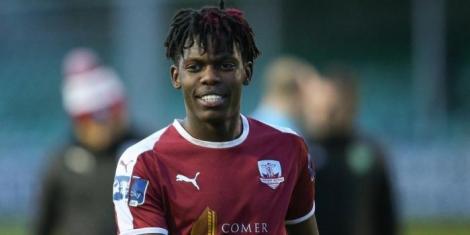 Galway United striker Wilson Waweru