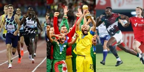 An image of various sports that took place in previous years.