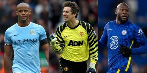 Vincent Kompany Edwin Van Der Saar Romelu Lukaku