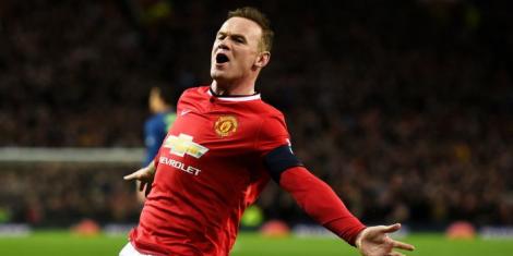 Former Manchester United star Wayne Rooney celebrating a goal in a previous match.