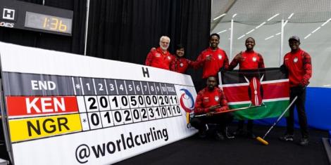 Kenya men's Curling team