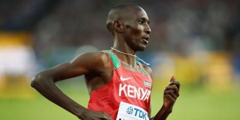 Former Olympic champion Asbel Kiprop 